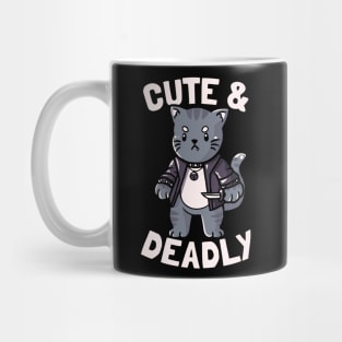 Cute & Deadly Evil Cat Gift Mug